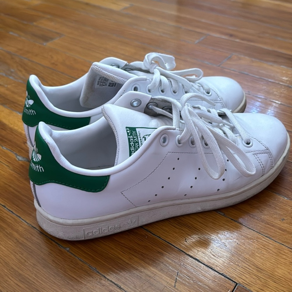 Adidas Originals Women’s Stan Smith Sneakers White and Green Size 8